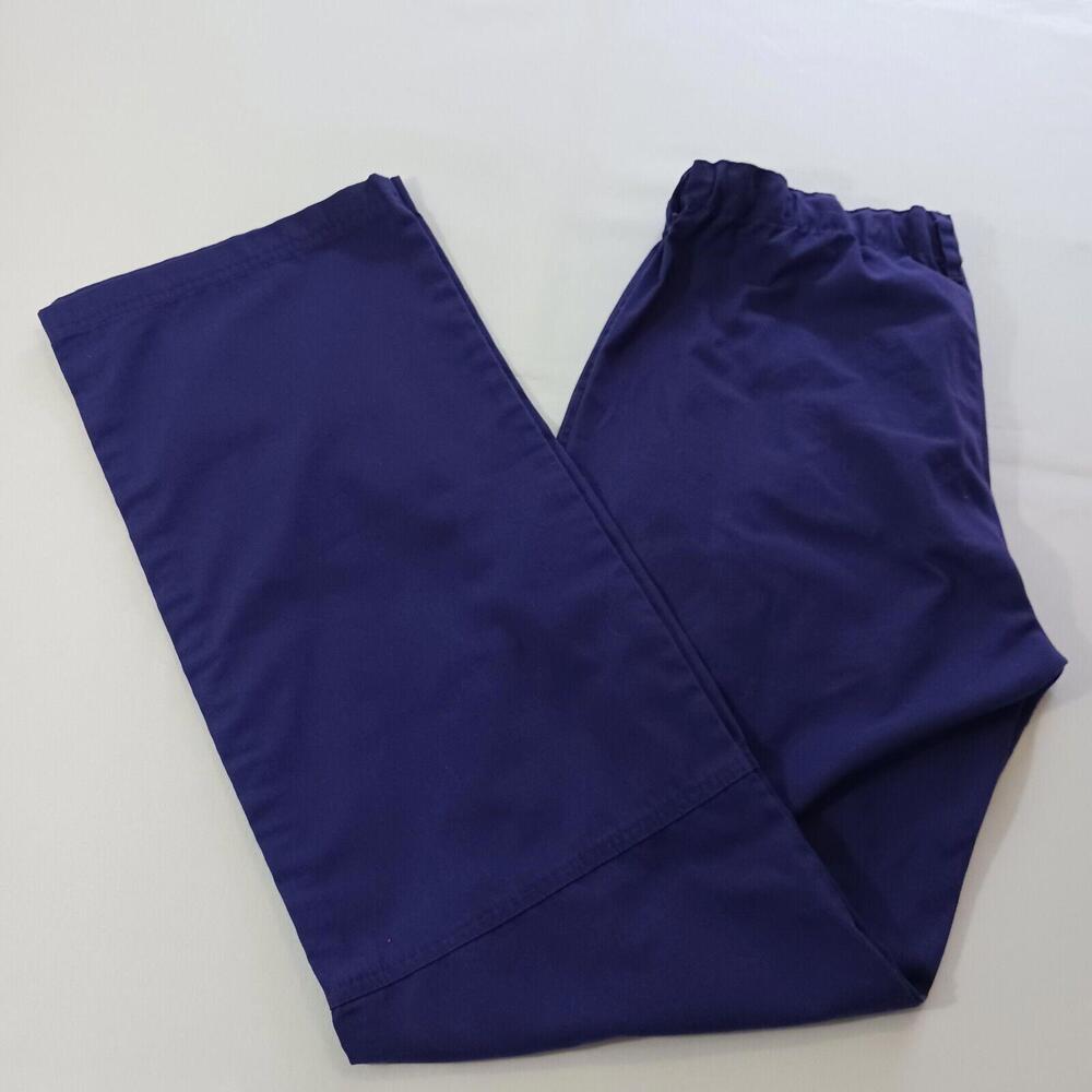 Cherokee Workwear Women's Purple Elastic Waist Pull On Scrub Pants Size XS